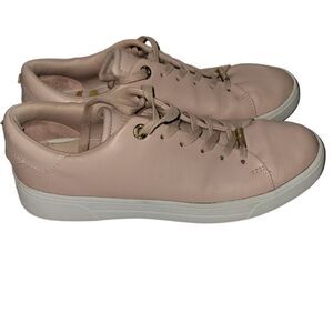 Ted Baker London Indre low top sneaker light pink leather 7.5 Womens